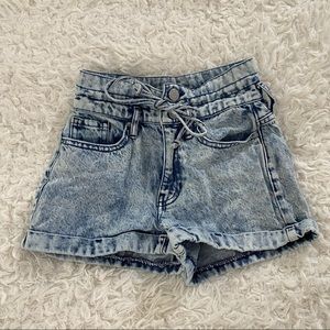 Pacsun Acid Wash Mom Shorts